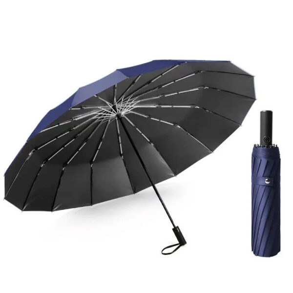 140cm-55inch Automatic Compact Reverse Folding Extra Large Umbrella